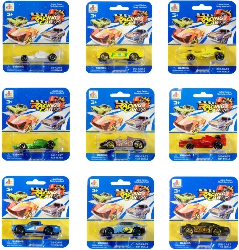 Coche deportivo metálico