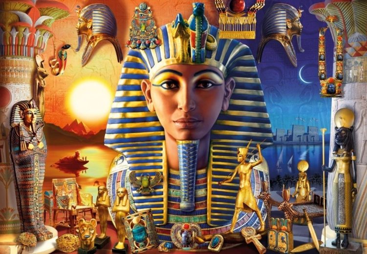 Puzzle Tesoros egipcios 1000 piezas BLUEBIRD