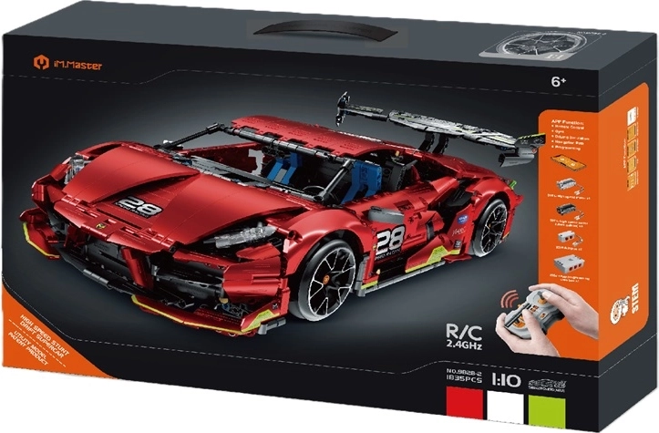 iM.Master RC supercoche deportivo teledirigido 1:10 rojo