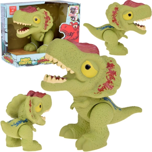 Figura de dinosaurio Dilofosaurio con extremidades articuladas