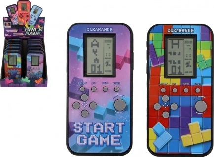 Juego de bolsillo digital Brick Game – rompecabezas retro con bloques que caen