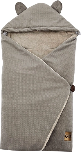 Saco EKO para silla de coche beige oscuro