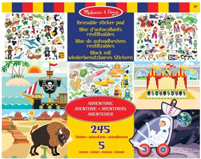 Melissa & Doug pegatinas reutilizables de aventura