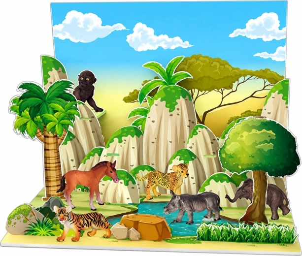 Diorama de parque 3D para un juego aún mejor