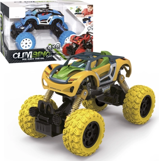Coche de juguete para montar con tornillos 4WD 1:32 con motor de retroceso (pull back)
