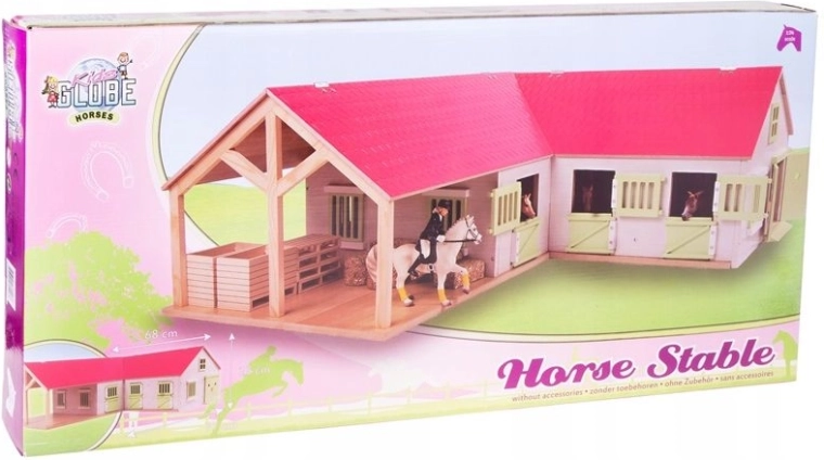 Kids Globe edificio agrícola – establo para caballos 1:24