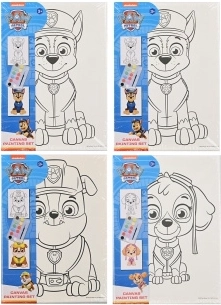Pintura sobre lienzo PATRULLA CANINA – kit creativo para niños