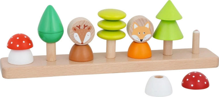 Juego de clasificación de colores y formas Amigos del bosque - 1 unidad