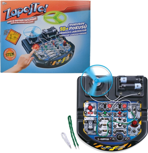 Laboratorio científico con ventilador y 18+ experimentos TRONEX