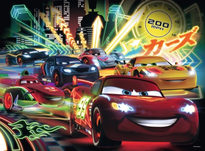 Puzzle Ravensburger Cars: luces de neón XXL 100 piezas