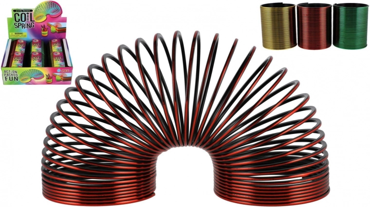 Espiral de plástico con efecto metálico