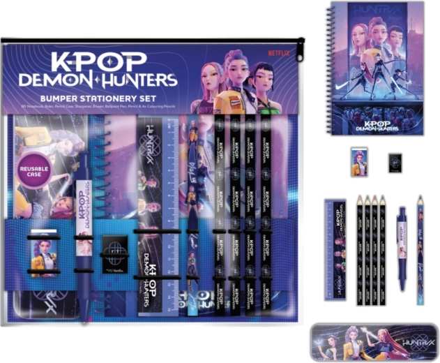 Set escolar grande K-pop Demon Hunters HUNTR/X