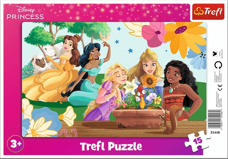 Puzzle Trefl Disney Princess: El poder de la sonrisa, 15 piezas
