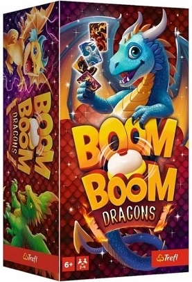 Trefl Boom Boom Smoki – juego de cartas de observación con timbre