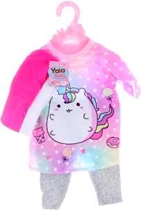 Ropa para muñeca: pantalones, camiseta y gorro