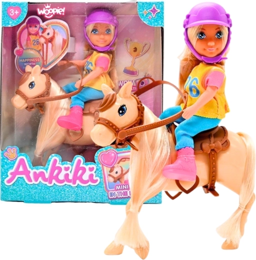 Woopie Royal set de muñeca amazona con caballo
