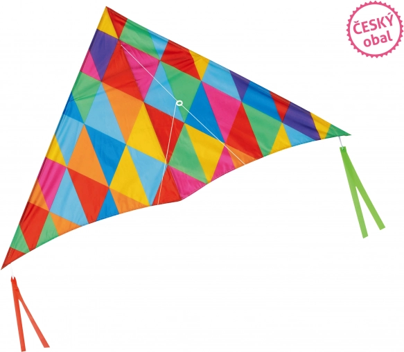 Cometa voladora de nailon 125x70 cm