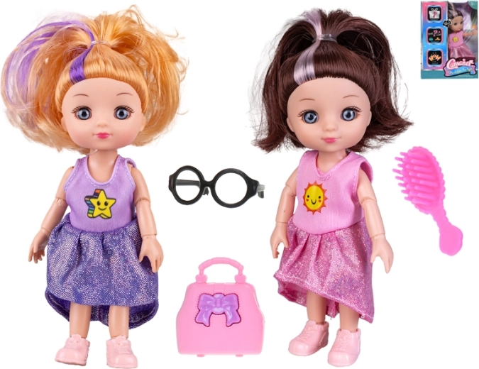 Muñeca con accesorios 15,5 cm