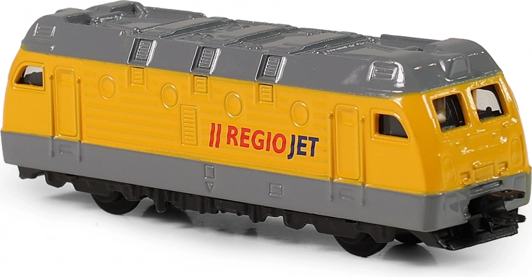 Locomotora metálica RegioJet 9 cm