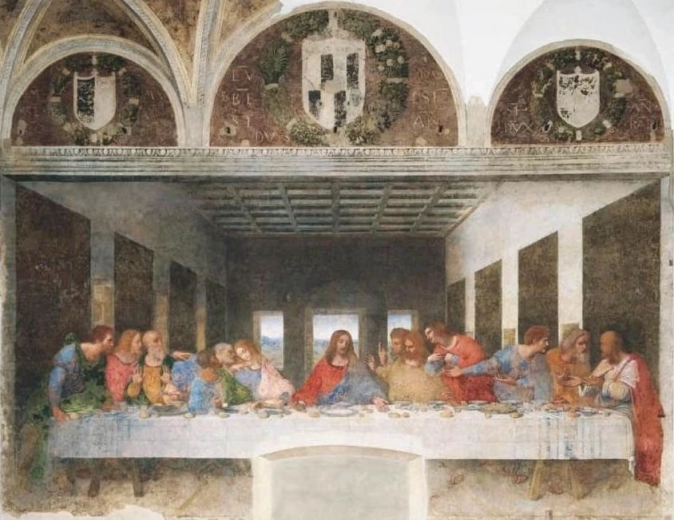 Puzzle CLEMENTONI Colección de Museo: La última cena 1000 piezas