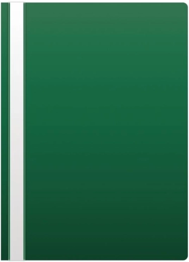 Carpeta de pinza A4 PP verde estándar