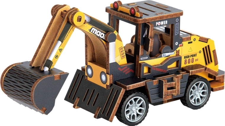 2Kids Toys rompecabezas 3D de madera excavadora