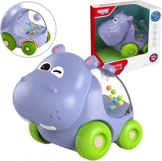 Woopie Baby cochecito sonajero con forma de hipopótamo