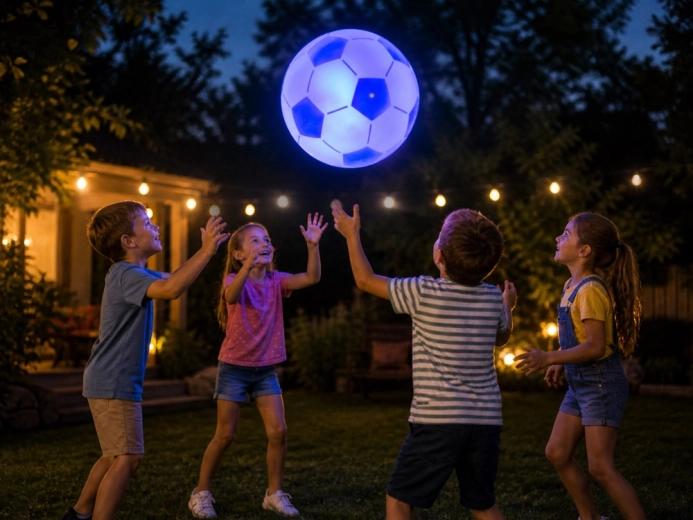 Luces LED para divertirse incluso después del anochecer