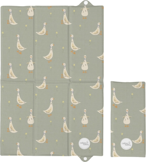 Ceba Baby cambiador de viaje plegable basic little ducks 60 × 40 cm