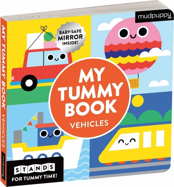 Libro de doble cara con espejo – medios de transporte