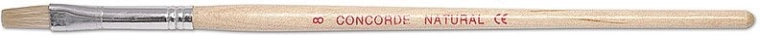 Pincel plano Concorde Natural n.º 8