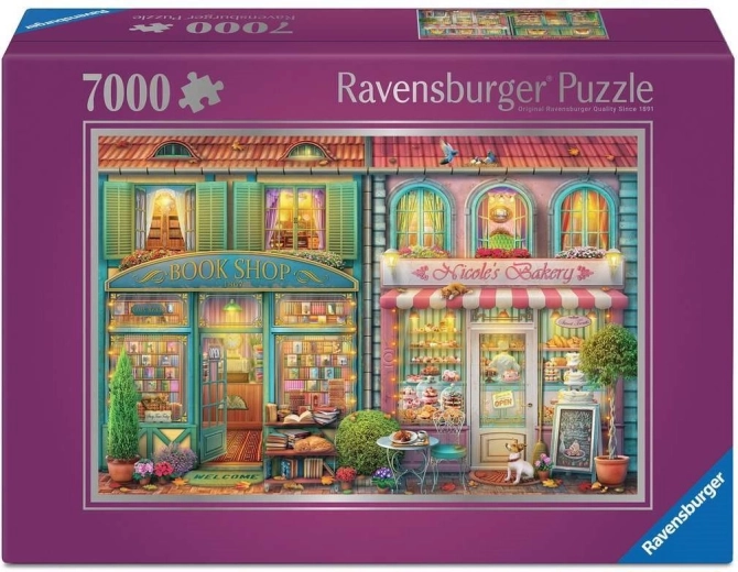 Puzzle Ravensburger Librería y Panadería 7000 piezas