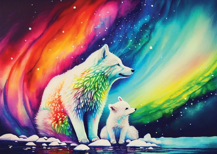 Puzzle de aurora boreal de 1000 piezas YAZZ