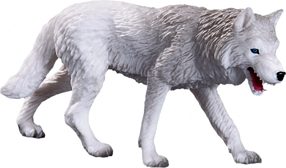 Figura realista de lobo ártico