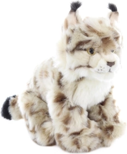 Lince de peluche ecológico de 28 cm