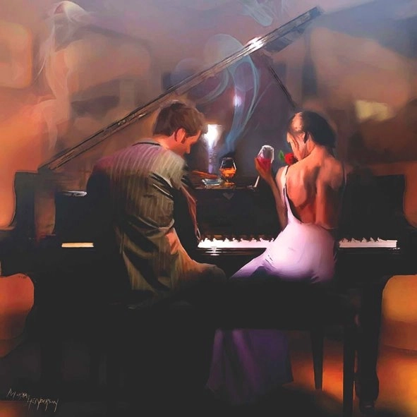 Puzzle cuadrado Tonos de amor (1024 piezas)