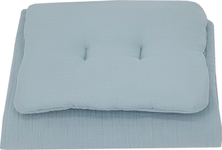 Set de 2 piezas: almohada y edredón para cuna