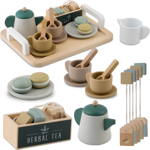 Set de té de madera NUKIDO