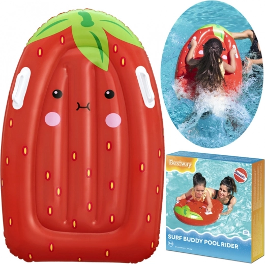 Tabla de natación inflable para niños con asas BESTWAY – fresa