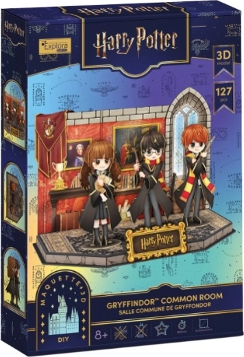 Cubic Fun Harry Potter sala común de Gryffindor puzzle 3D