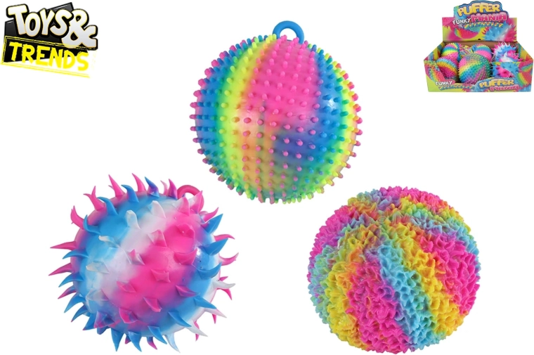 Pelota gigante arcoíris estirable Toys&Trends 16 cm