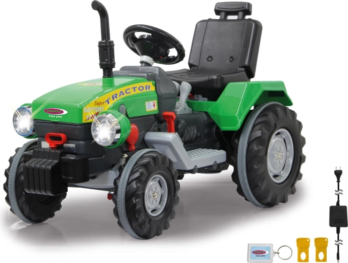 Faros LED y diseño robusto de tractor