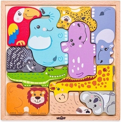 Puzzle de madera Woodyland Animales