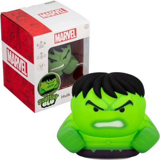 Marvel SquishyGlo Hulk – figura apretable luminosa