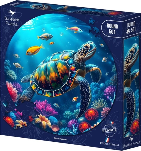 Puzzle redondo Bluebird Bajo la superficie del mar, 501 piezas