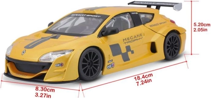 Carrocería metálica a escala 1:24