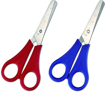 Tijeras escolares CONCORDE Light 13 cm con regla
