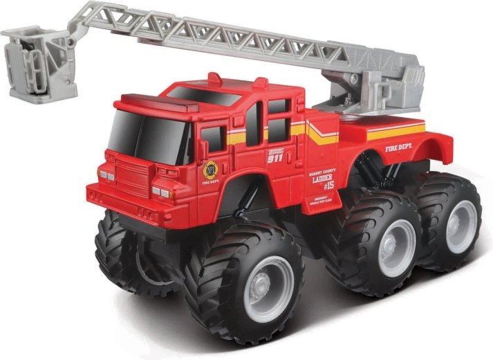 Maisto Builder Zone Quarry Monsters vehículo utilitario con escalera