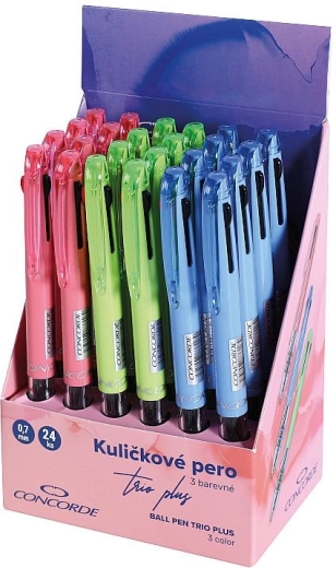 Bolígrafo CONCORDE Trio Plus, tricolor