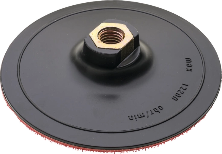 Plato para papel de lija de 150 mm M14 con velcro para amoladora angular